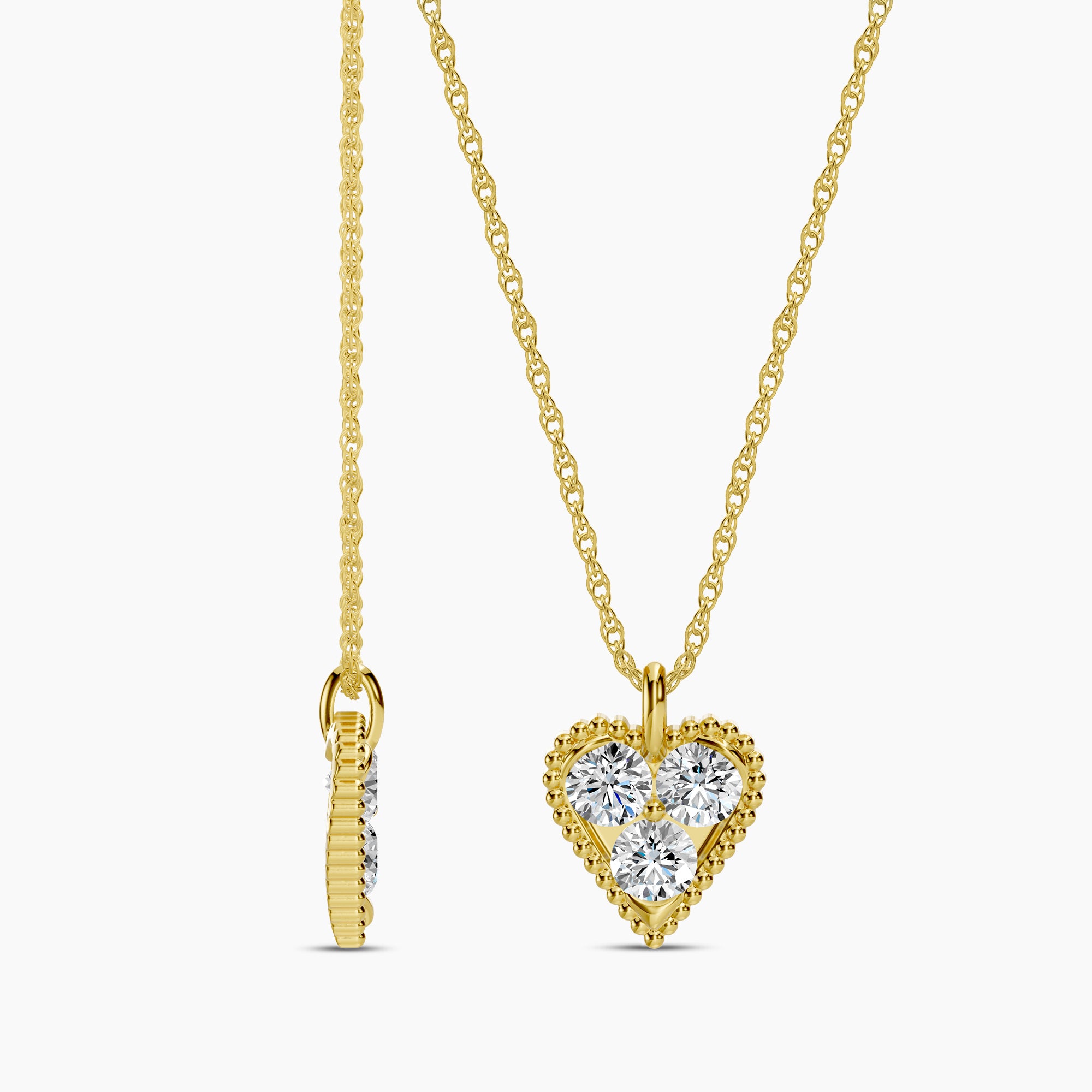 Lab Diamond Pendant 1.00 Ctw P4287