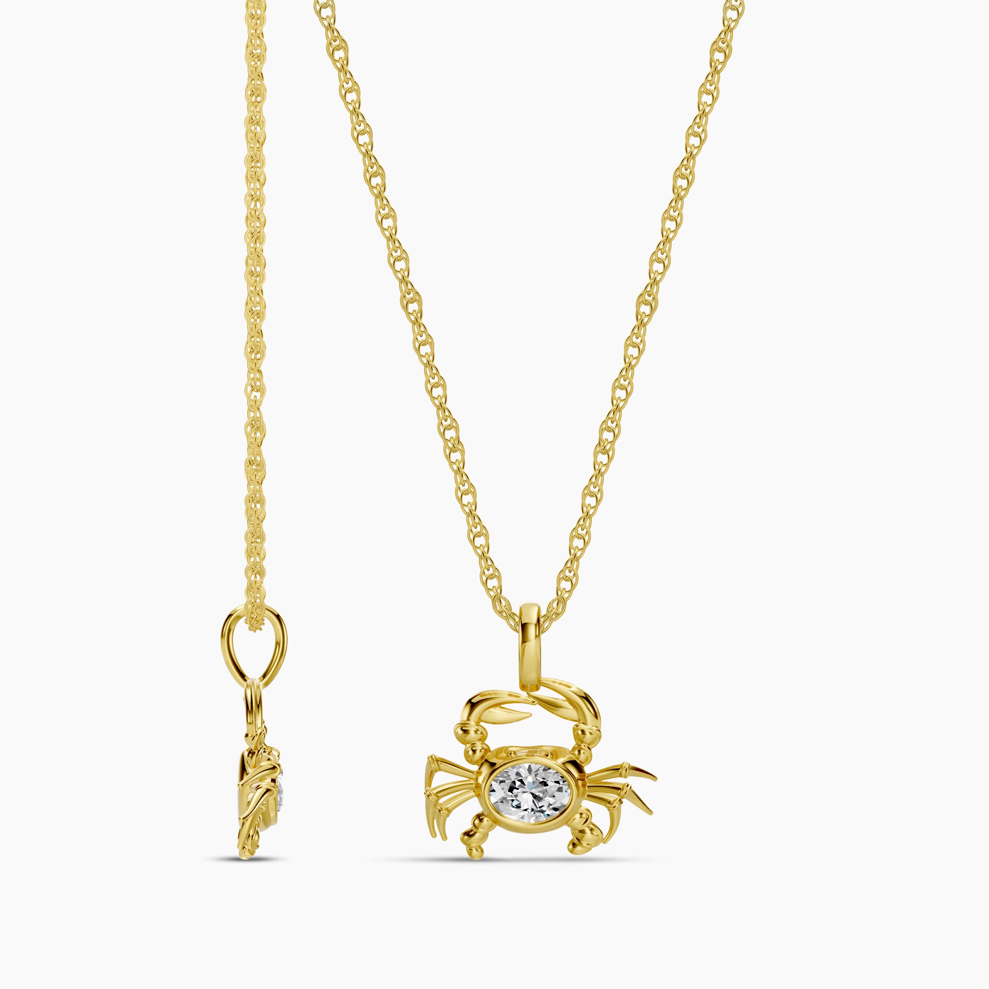 Lab Diamond Pendant 0.50 Ctw P4321