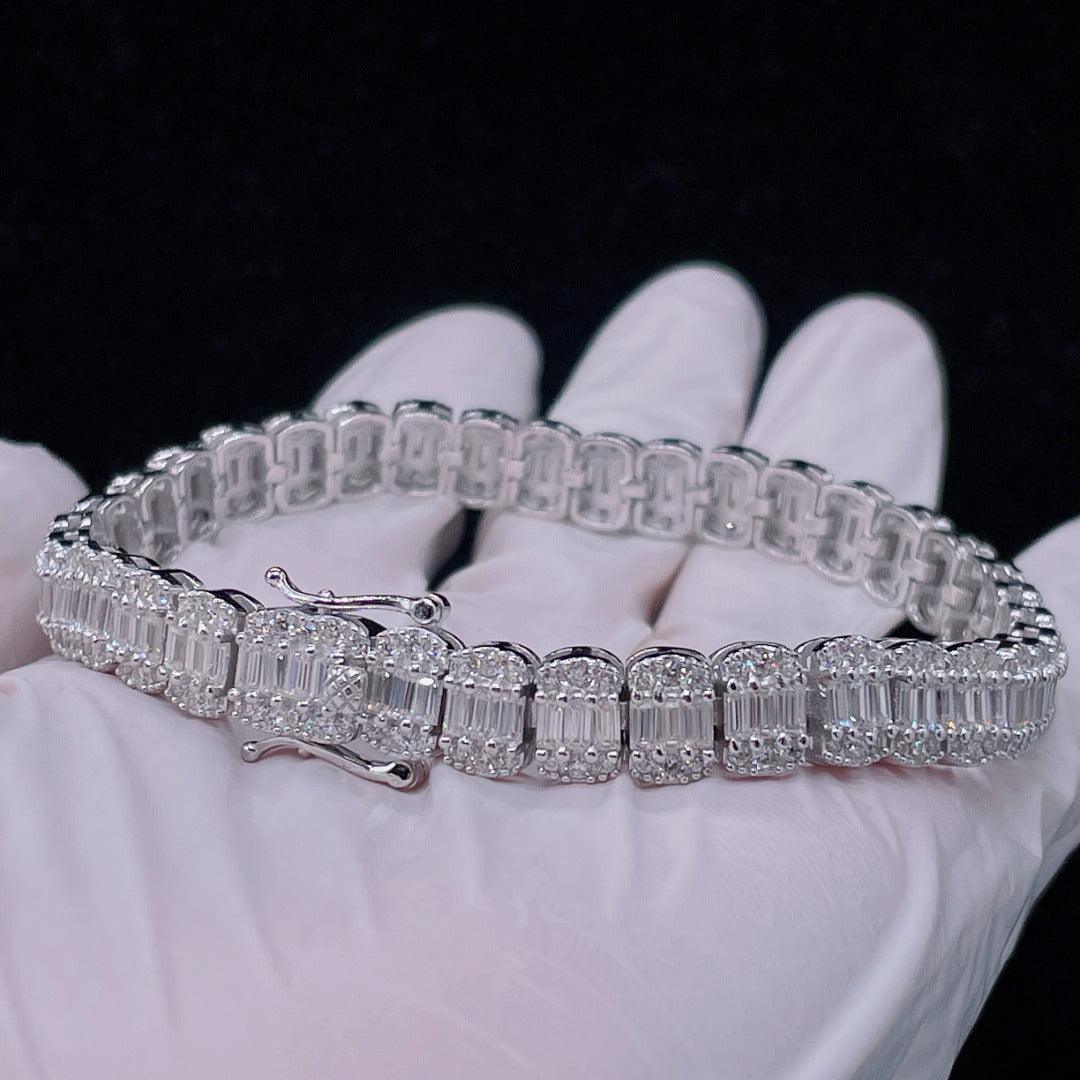 Baguette Moissanite Tennis Bracelet (STOCK) - The Real Jewelry CompanyThe Real Jewelry CompanyBracelets