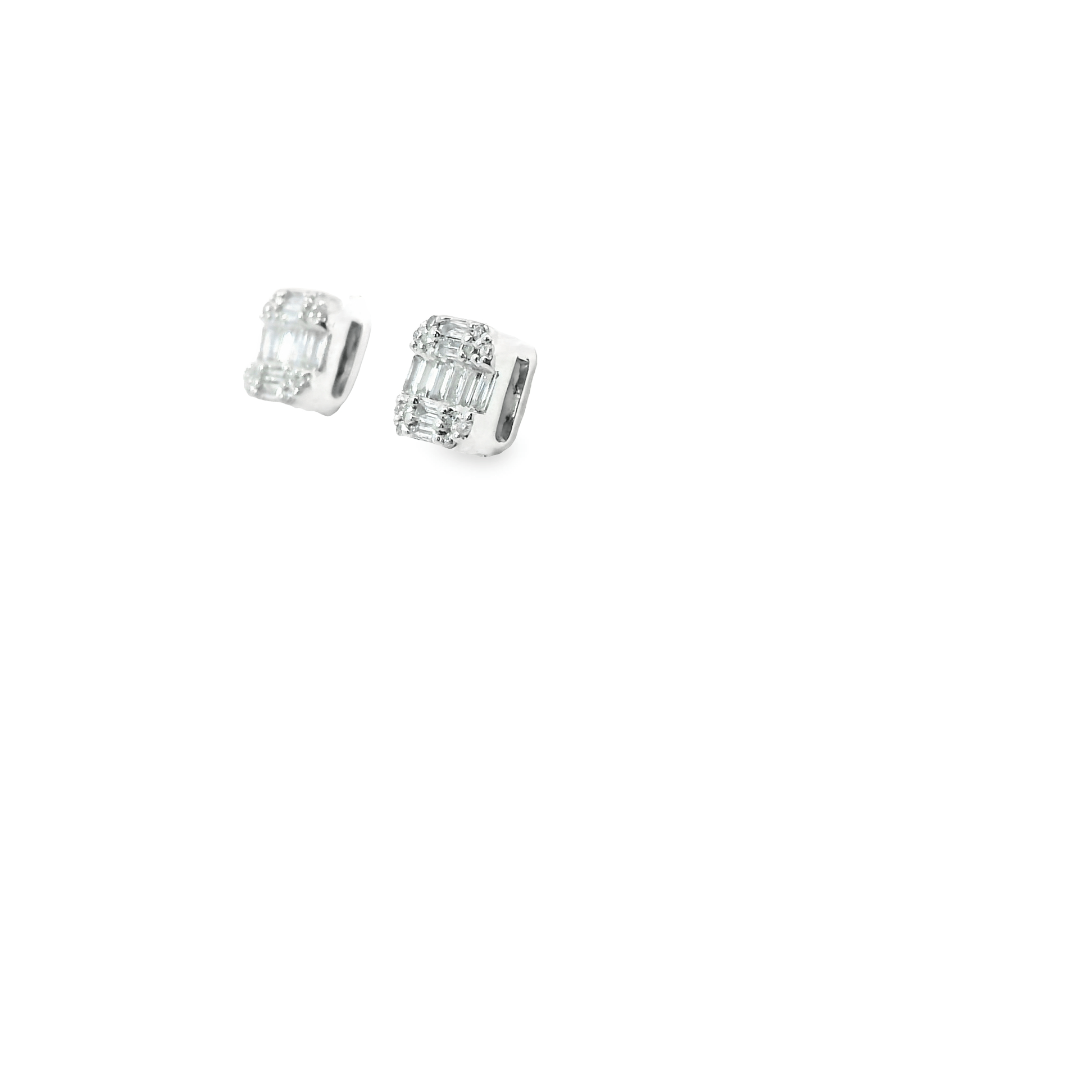 Baguette Stud Earrings - The Real Jewelry CompanyThe Real Jewelry CompanyEarrings