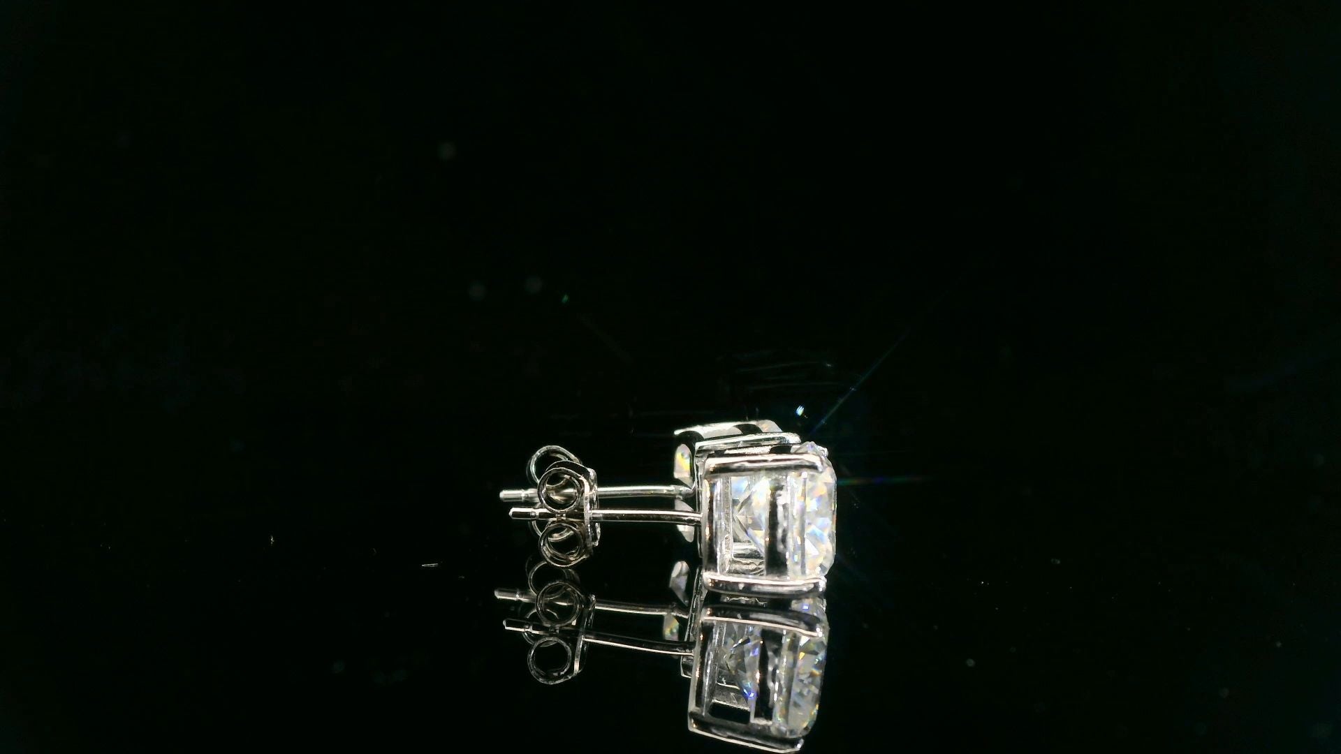 Cushion Cut Moissanite Earrings - The Real Jewelry CompanyThe Real Jewelry CompanyEarrings