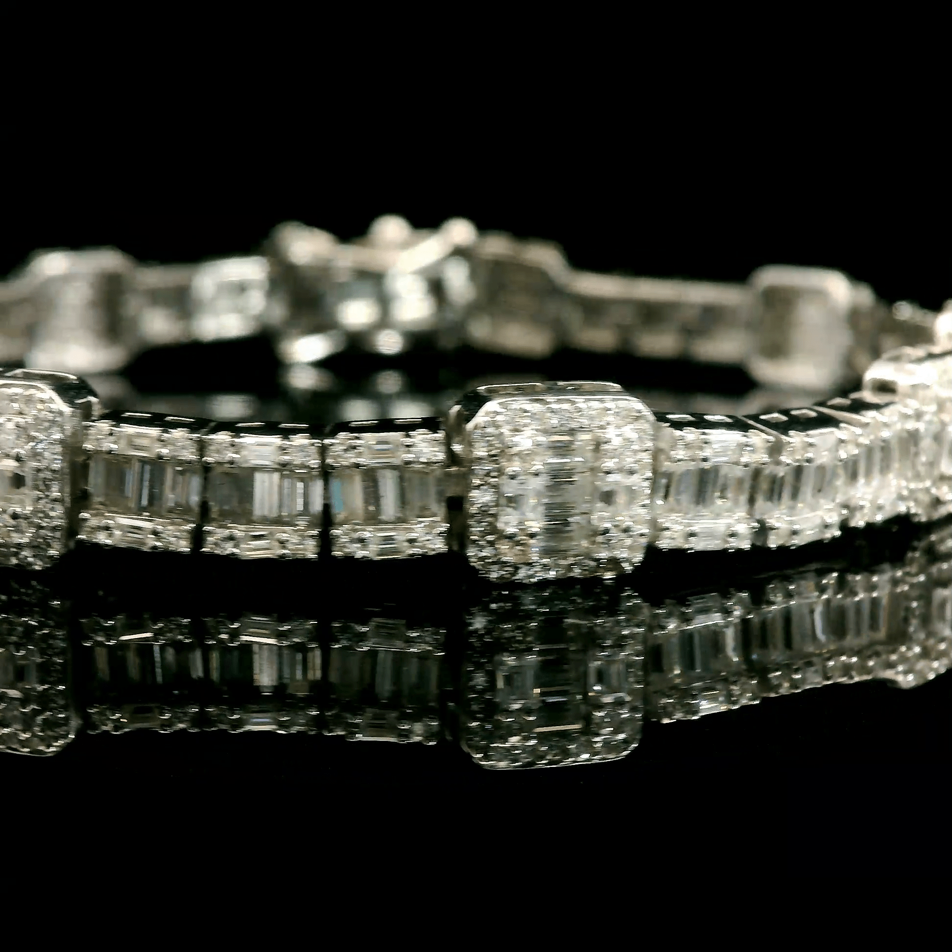 Designer Moissanite Baguette Tennis Bracelet - The Real Jewelry CompanyThe Real Jewelry CompanyBracelets