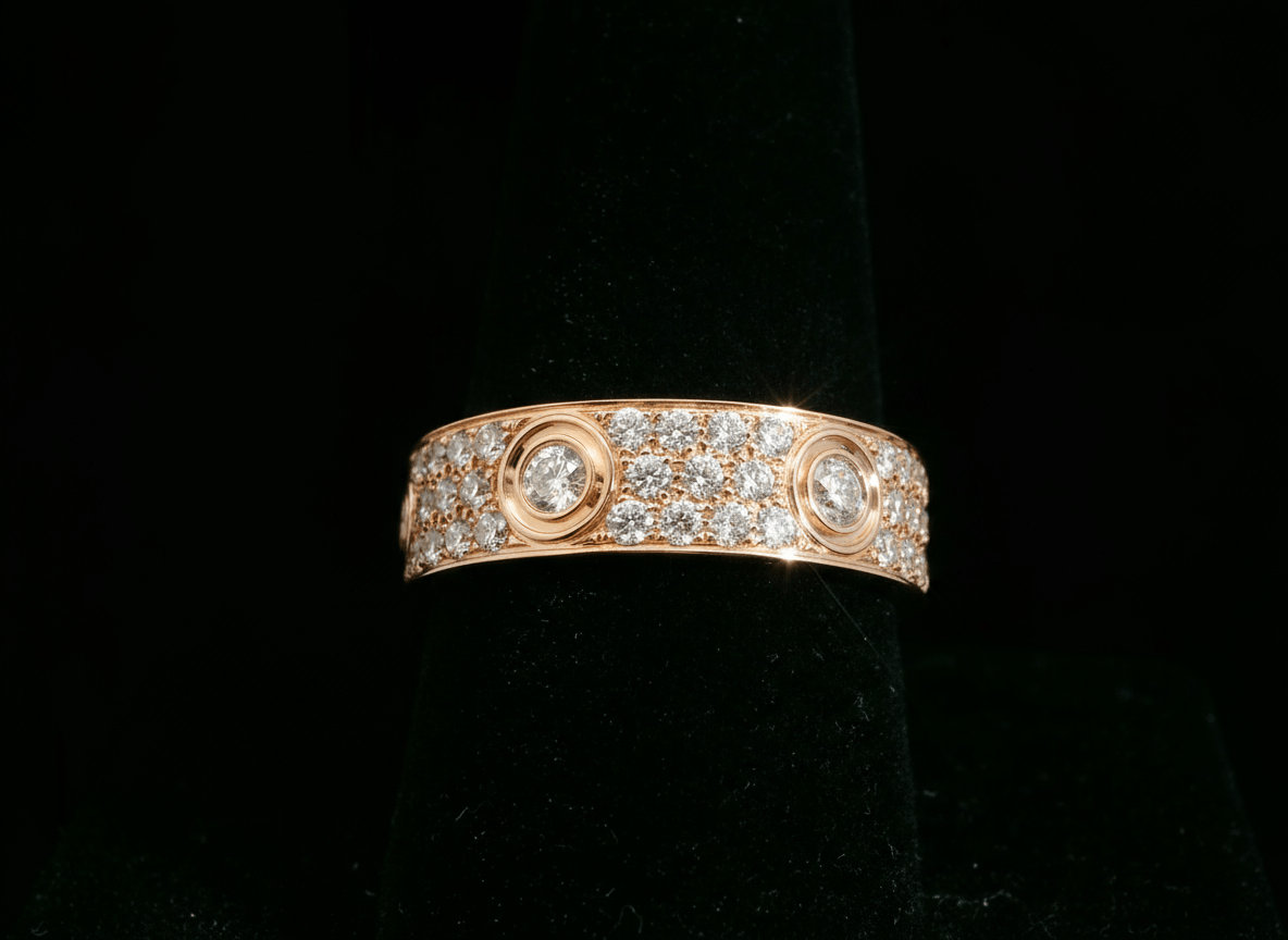 Diamond Lovers Ring