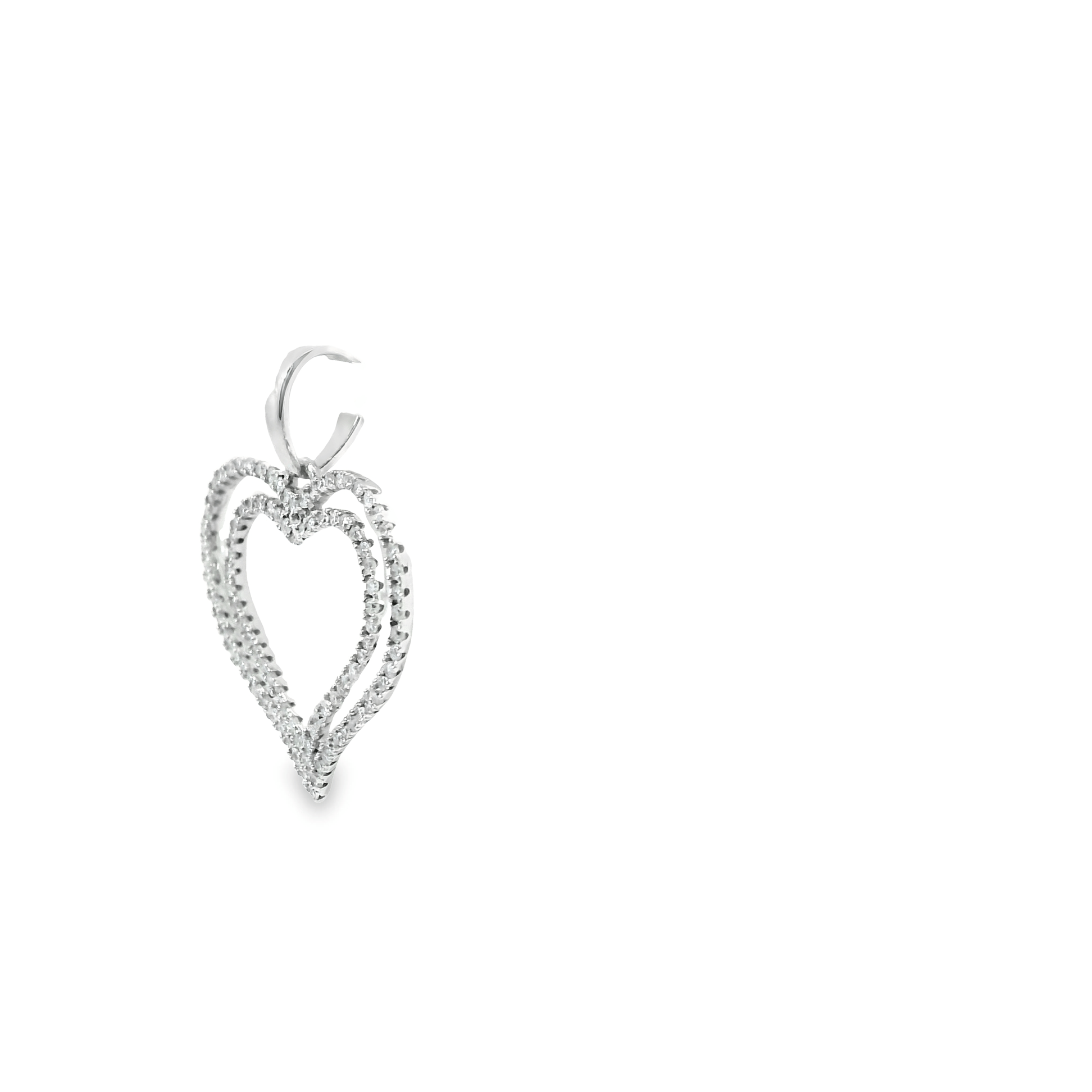 Elegant Heart-Shaped Diamond Pendant Necklace - The Real Jewelry CompanyThe Real Jewelry CompanyPendants