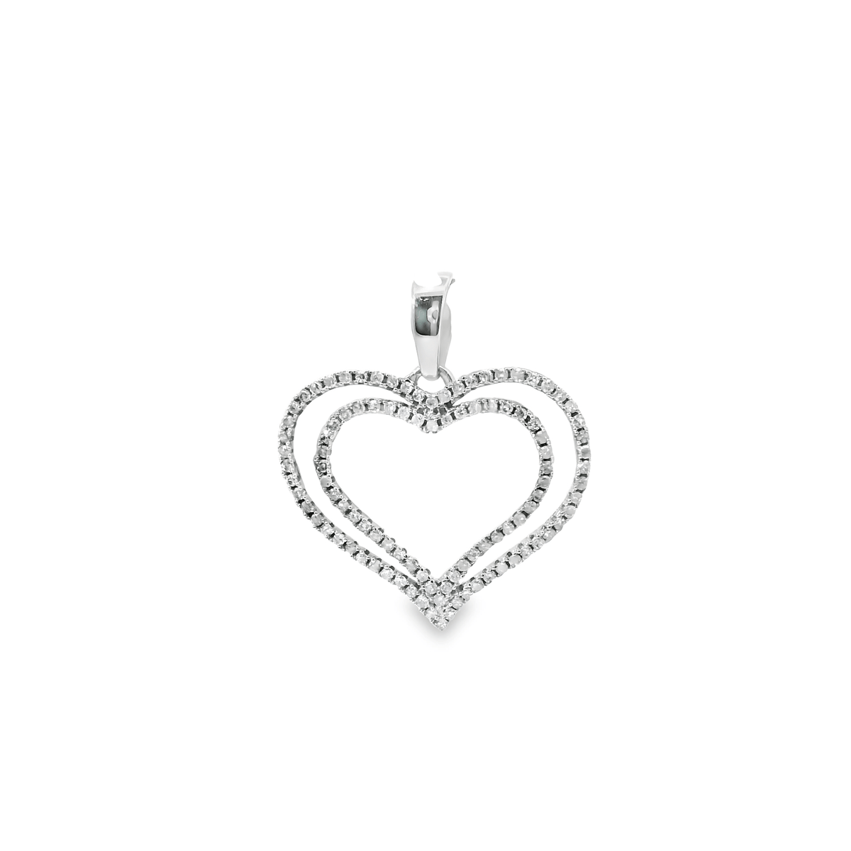 Elegant Heart-Shaped Diamond Pendant Necklace - The Real Jewelry CompanyThe Real Jewelry CompanyPendants