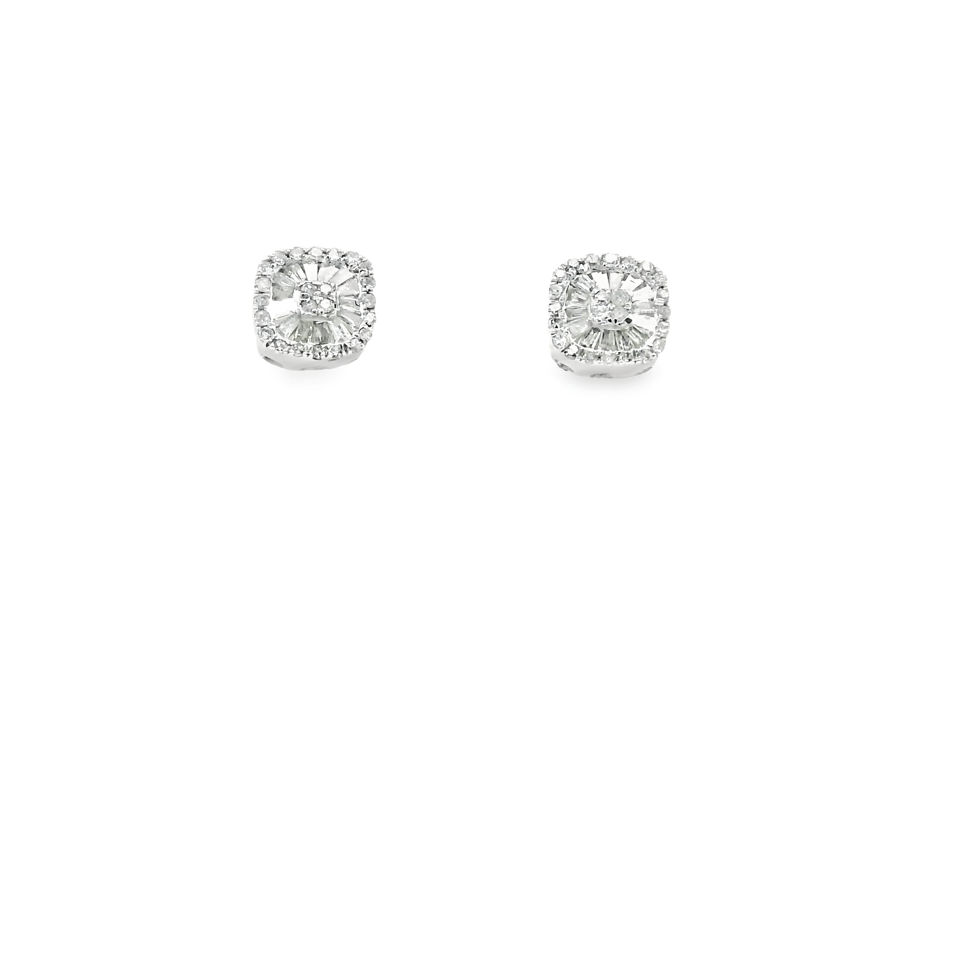 Elegant Square Diamond Earrings - The Real Jewelry CompanyThe Real Jewelry CompanyEarrings