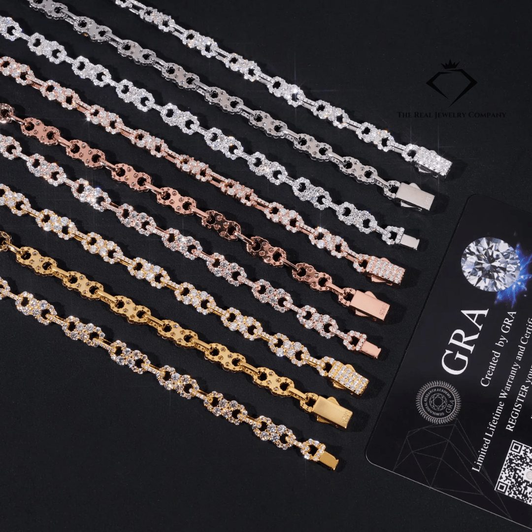 Eternal Ice – Moissanite Infinity Link Cuban Bracelet