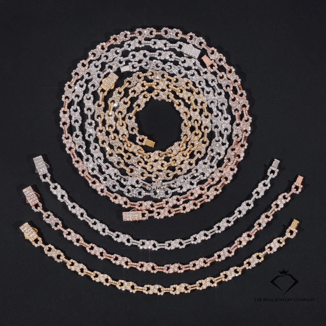 Eternal Ice – Moissanite Infinity Link Cuban Bracelet