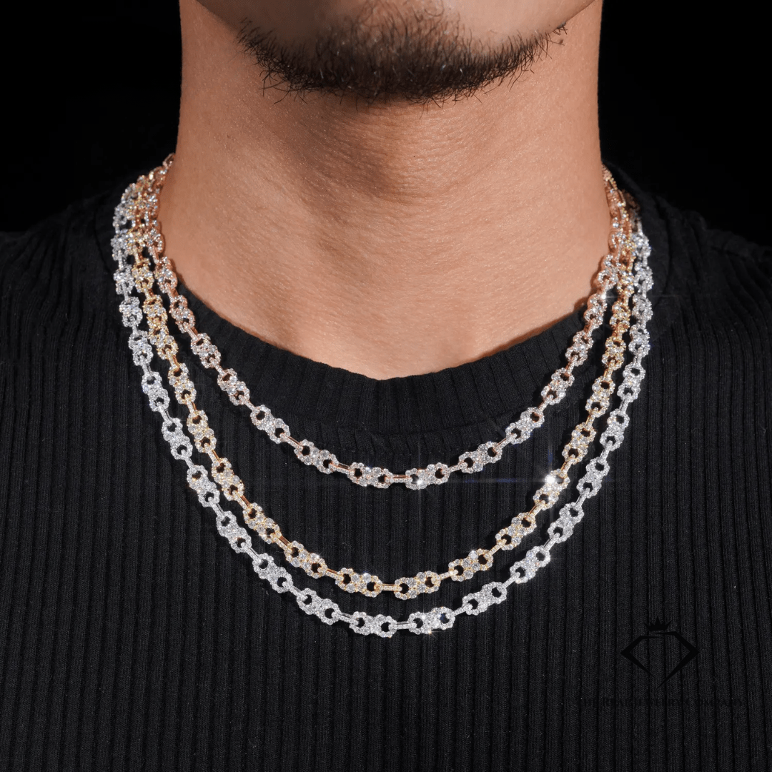 Eternal Ice – Moissanite Infinity Link Cuban Chain