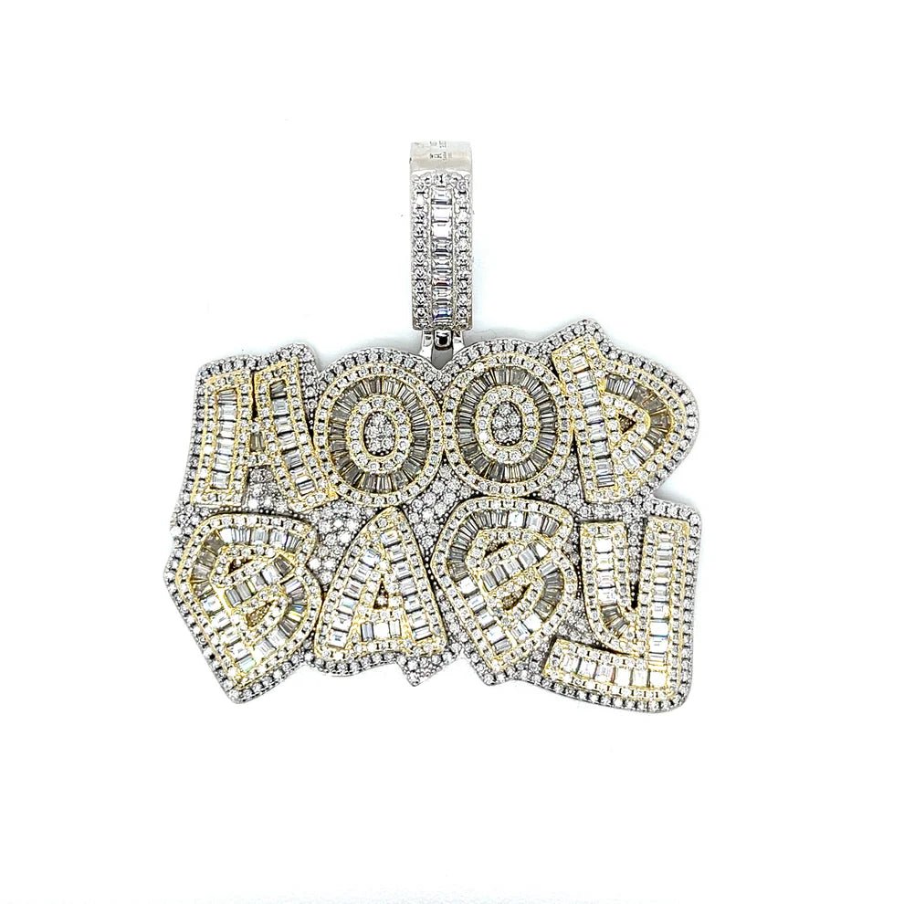 Hood Baby Moissanite Pendant - The Real Jewelry CompanyThe Real Jewelry CompanyCharms & Pendants