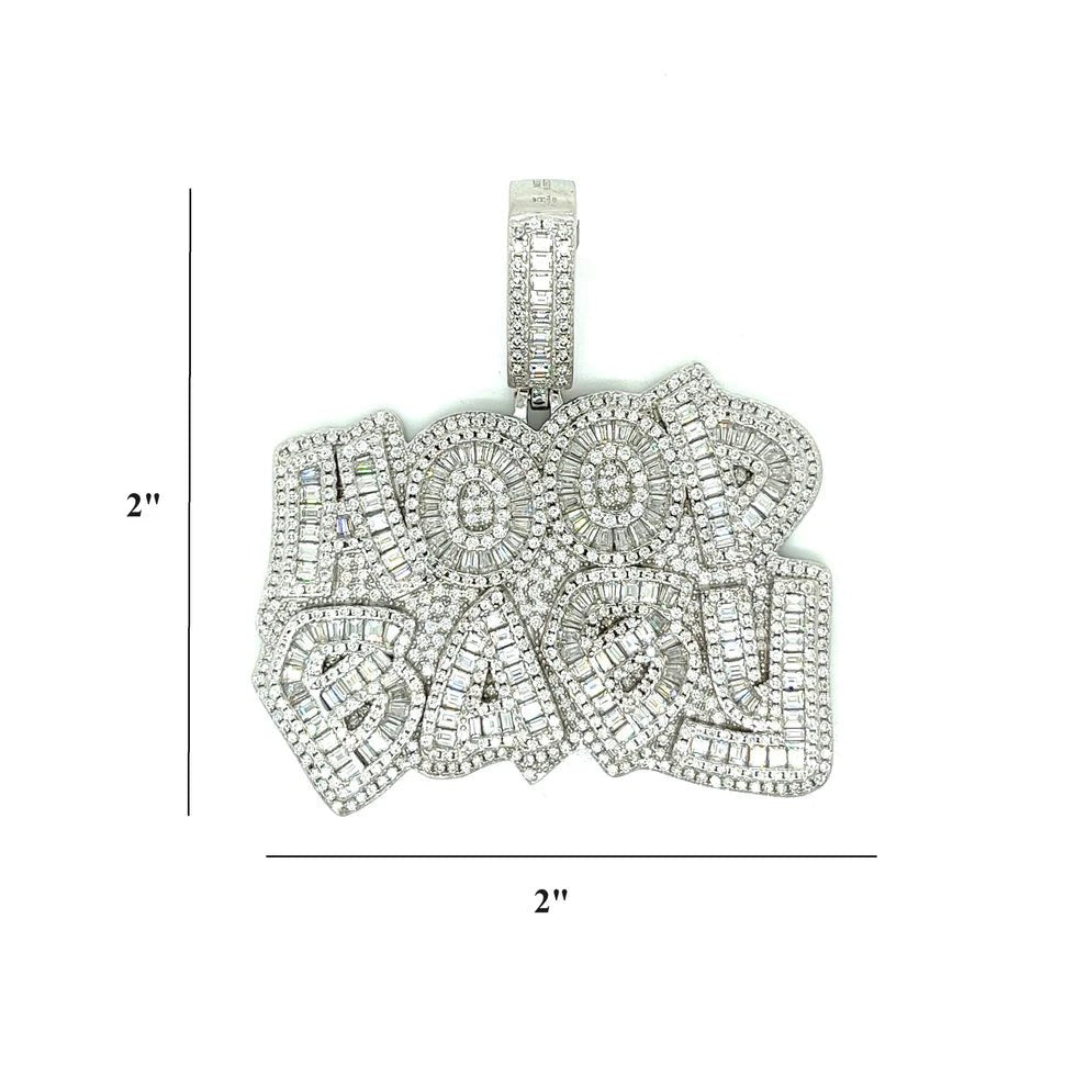 Hood Baby Moissanite Pendant - The Real Jewelry CompanyThe Real Jewelry CompanyCharms & Pendants