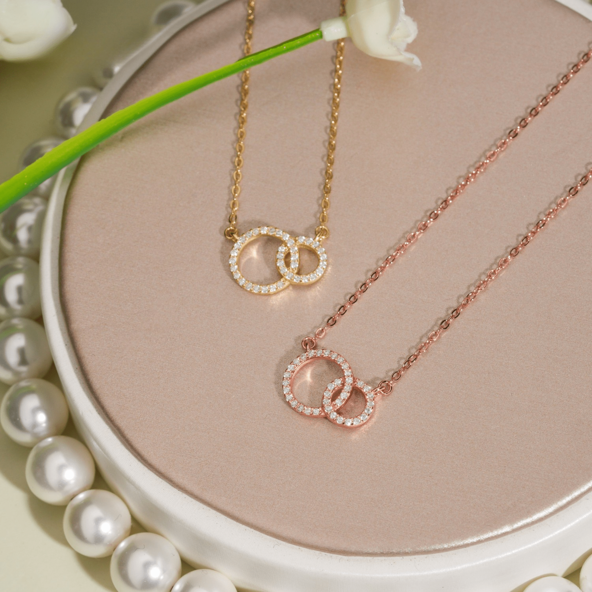 Loved Locked Moissanite Necklace