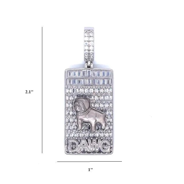 Moissanite DAWG Pendant - The Real Jewelry CompanyThe Real Jewelry CompanyCharms & Pendants