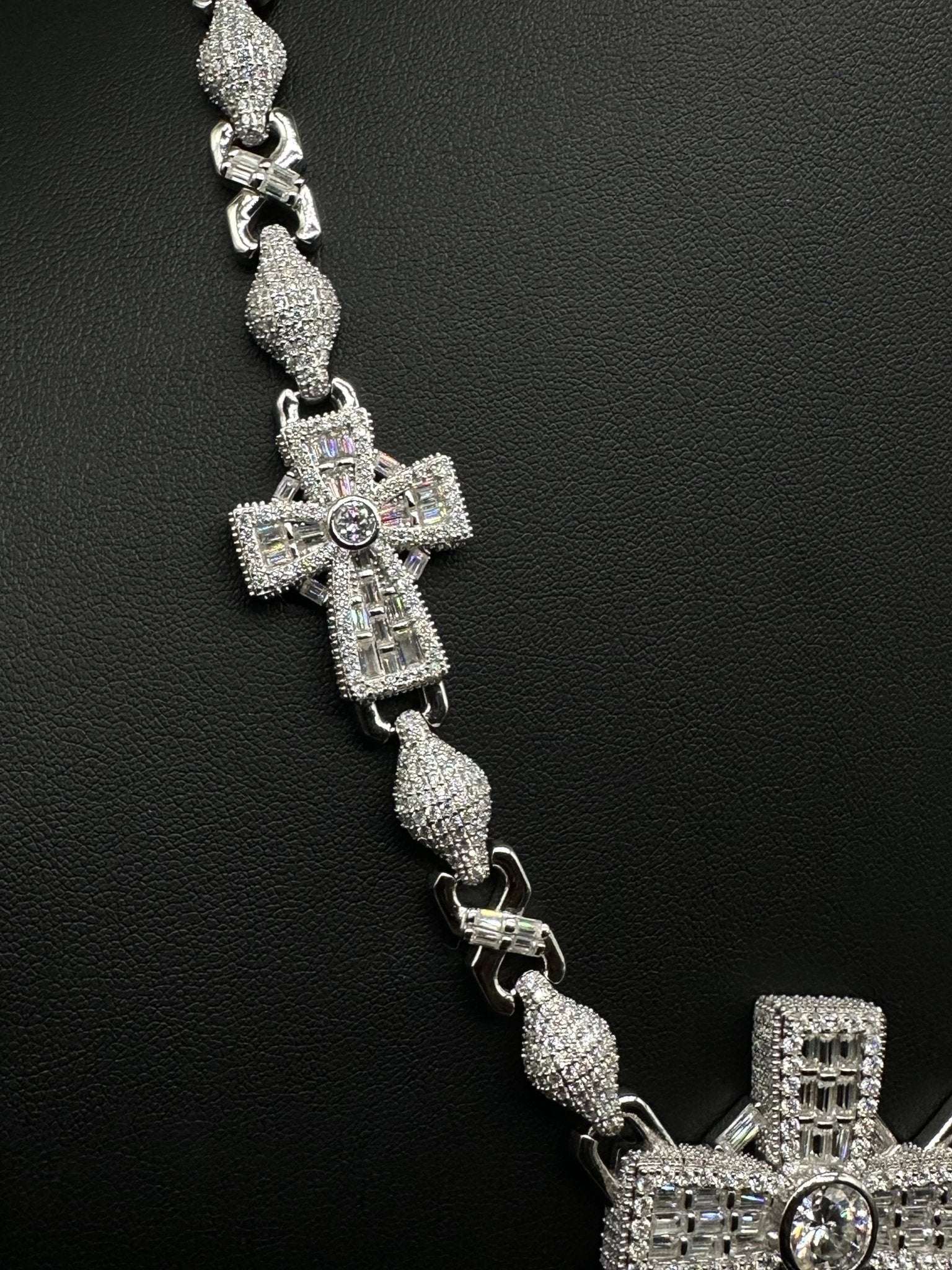 Moissanite Designer Cross Necklace - The Real Jewelry CompanyThe Real Jewelry CompanyNecklaces