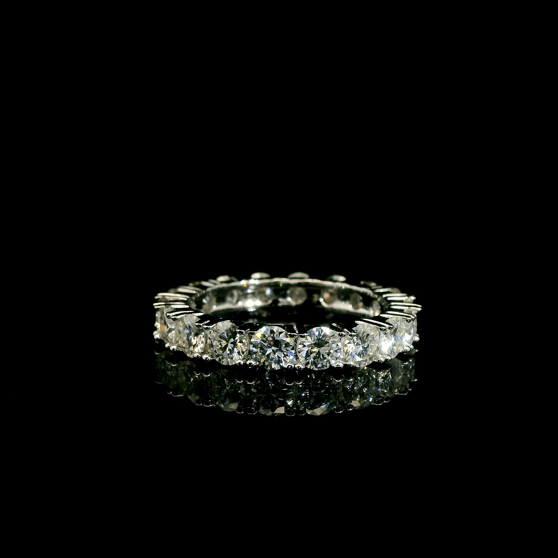 Moissanite Eternity Ring - The Real Jewelry CompanyThe Real Jewelry CompanyRings