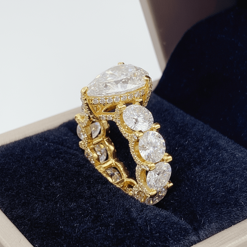 The Big Pear: 10K Solid Gold