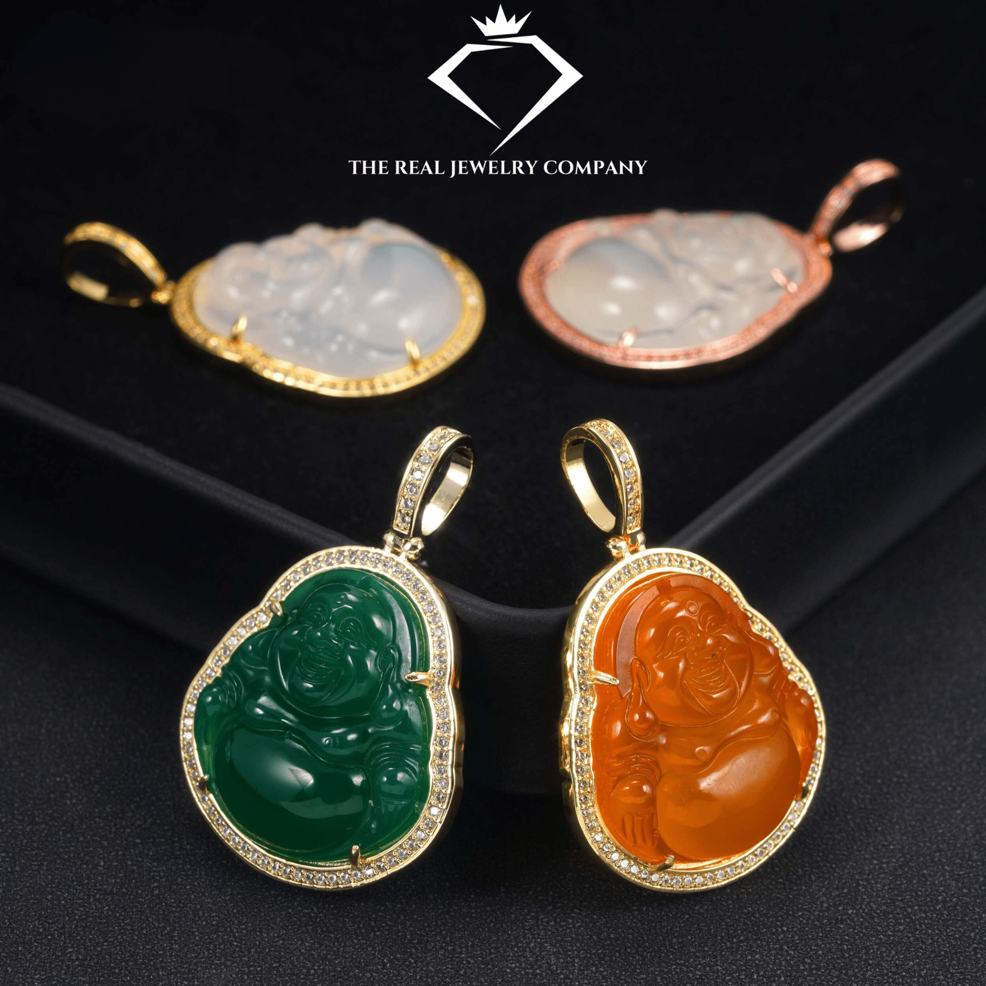 The Prosperity Jade Buddha Pendant