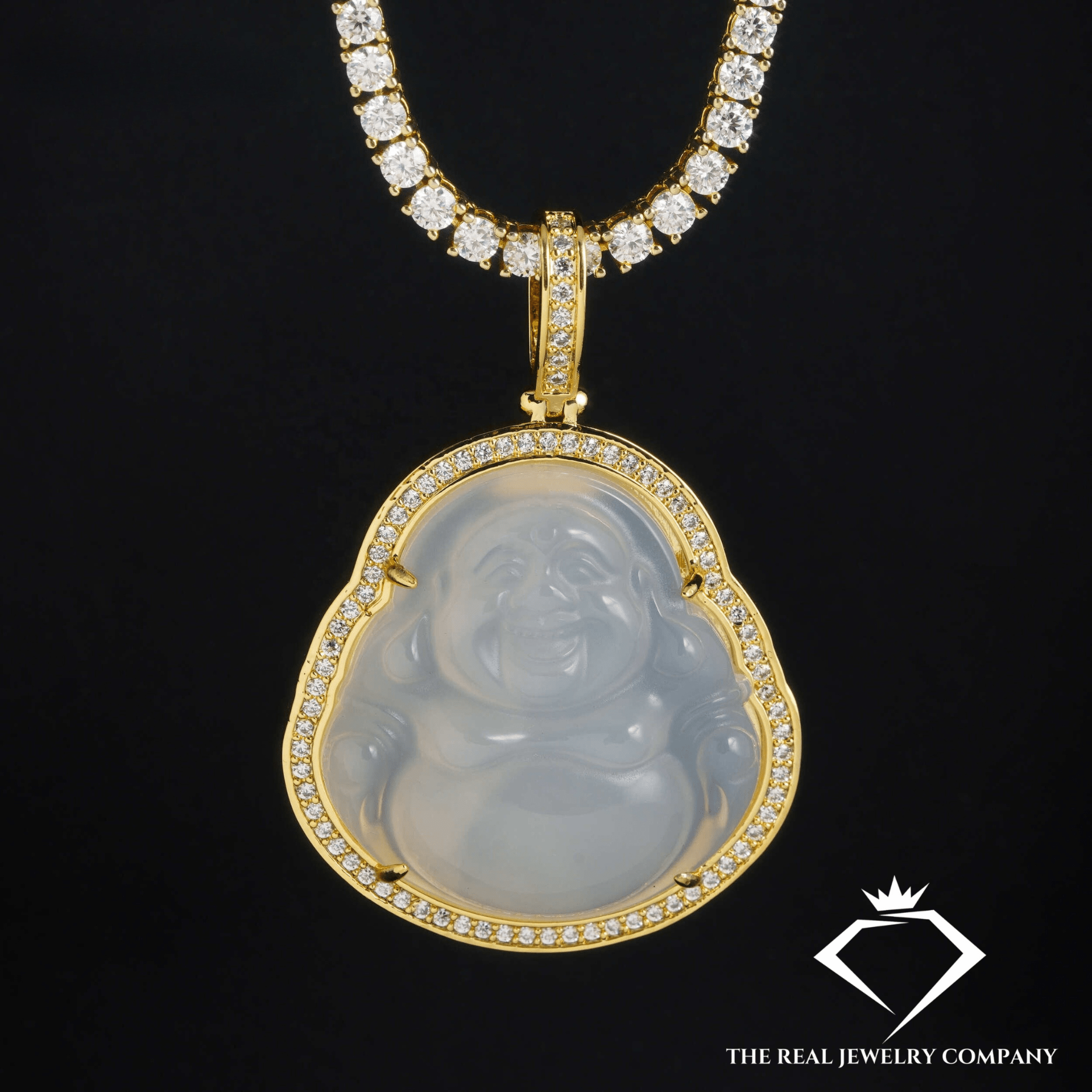 The Prosperity Jade Buddha Pendant