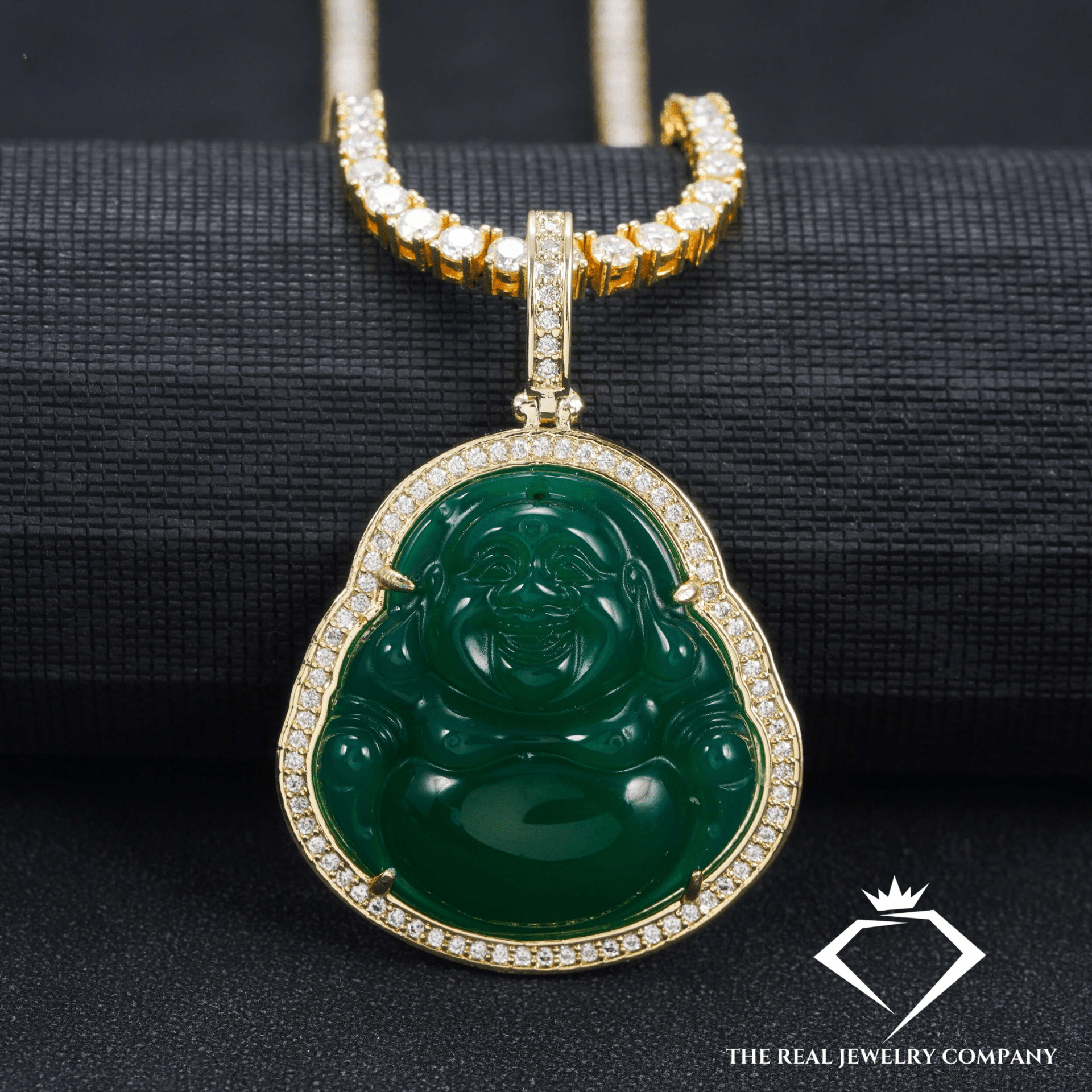 The Prosperity Jade Buddha Pendant