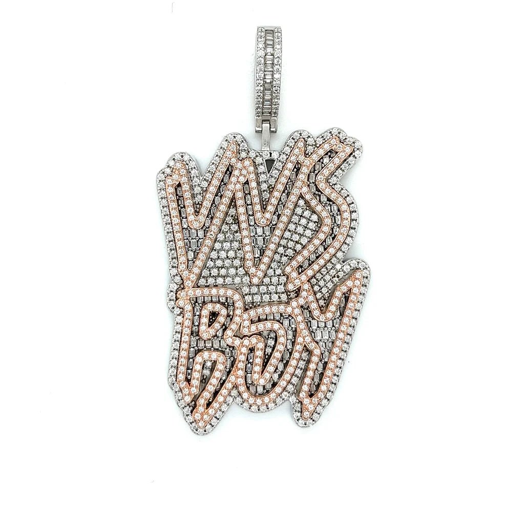 VVS Boy Moissanite Pendant - The Real Jewelry CompanyThe Real Jewelry CompanyCharms & Pendants