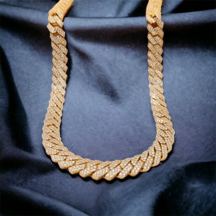 10k solid deals gold cuban chain