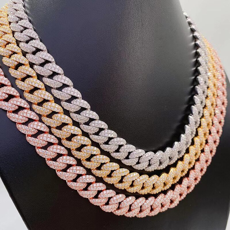 12MM Miami Cuban Link Chain - The Real Jewelry CompanyThe Real Jewelry CompanyNecklaces