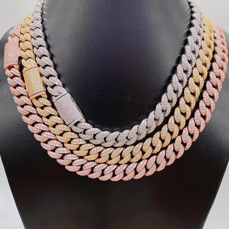 12MM Miami Cuban Link Chain - The Real Jewelry CompanyThe Real Jewelry CompanyNecklaces