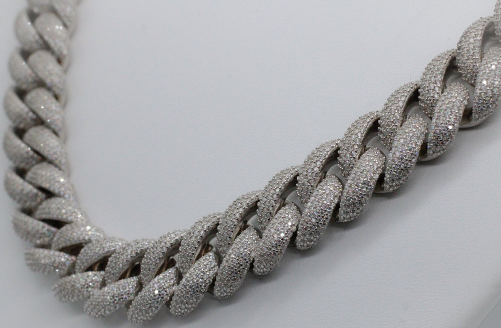 16MM Miami Link Crushed Ice Chain | The Real Jewelry Company