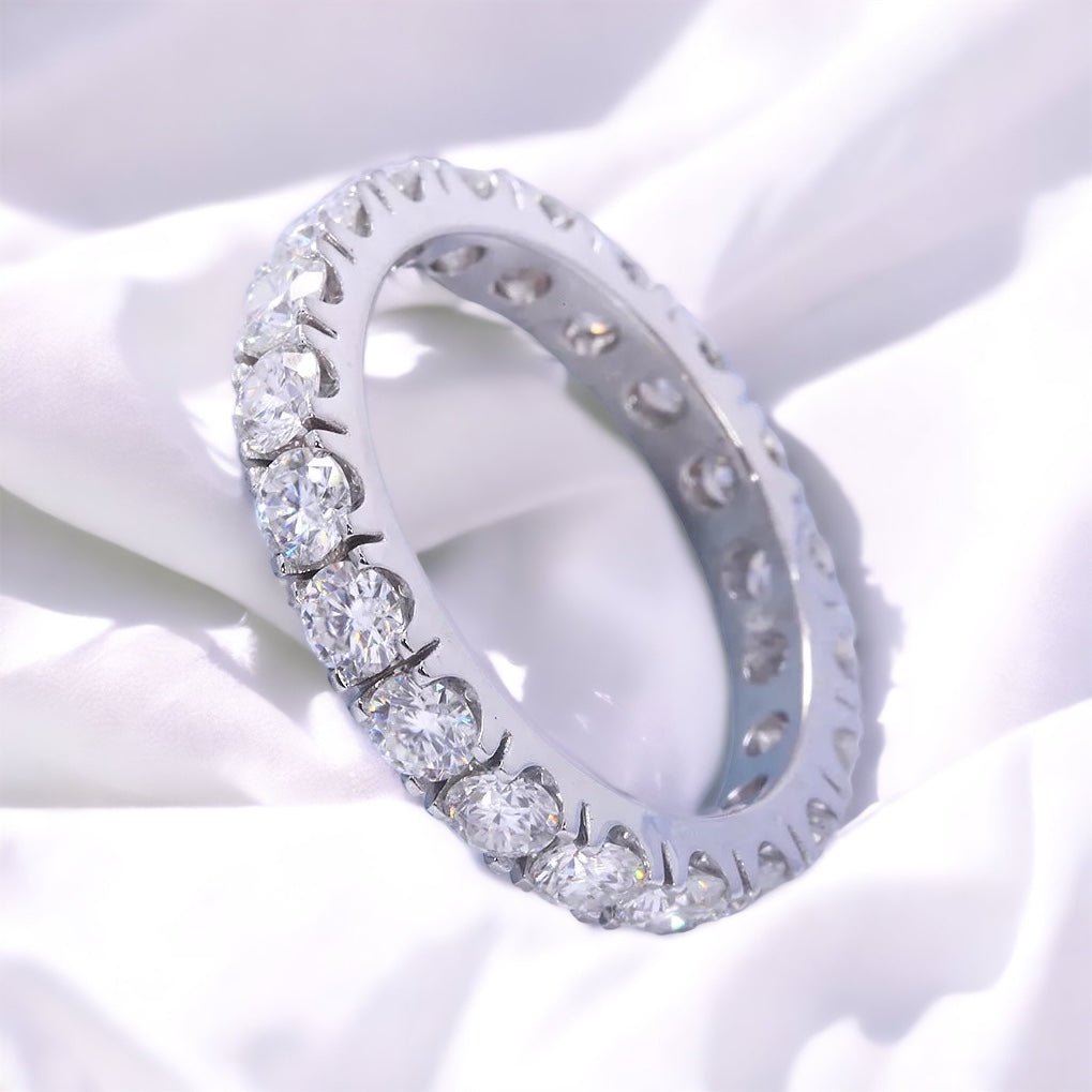 2.5 MM Moissanite Eternity Ring - The Real Jewelry CompanyThe Real Jewelry CompanyRings