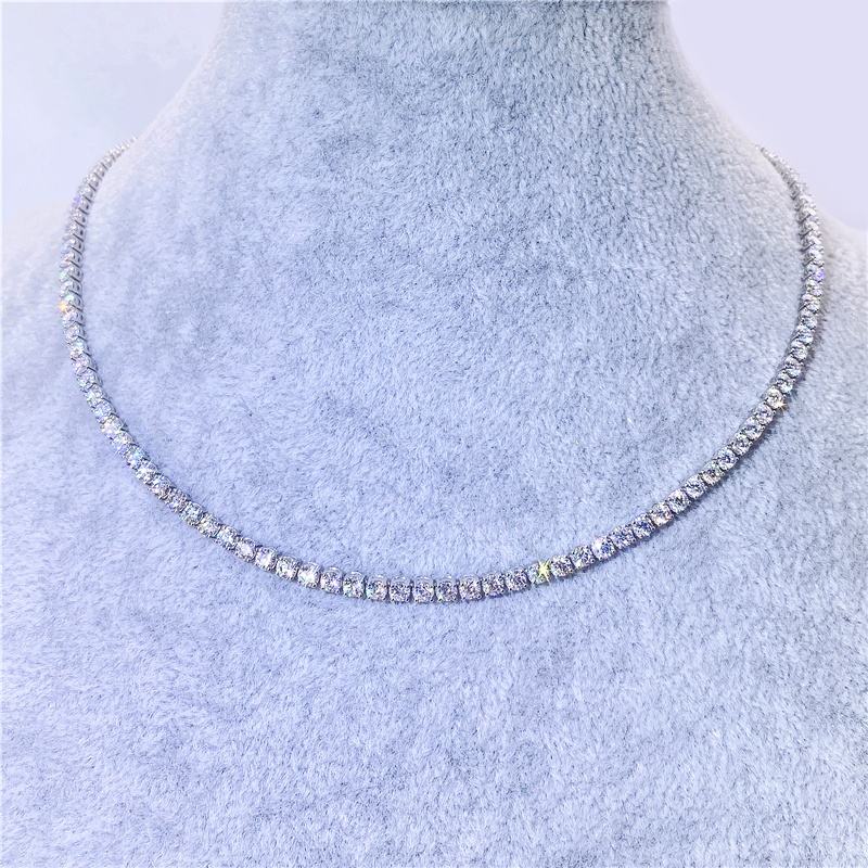 3mm Moissanite Tennis Chain - The Real Jewelry CompanyThe Real Jewelry CompanyNecklaces