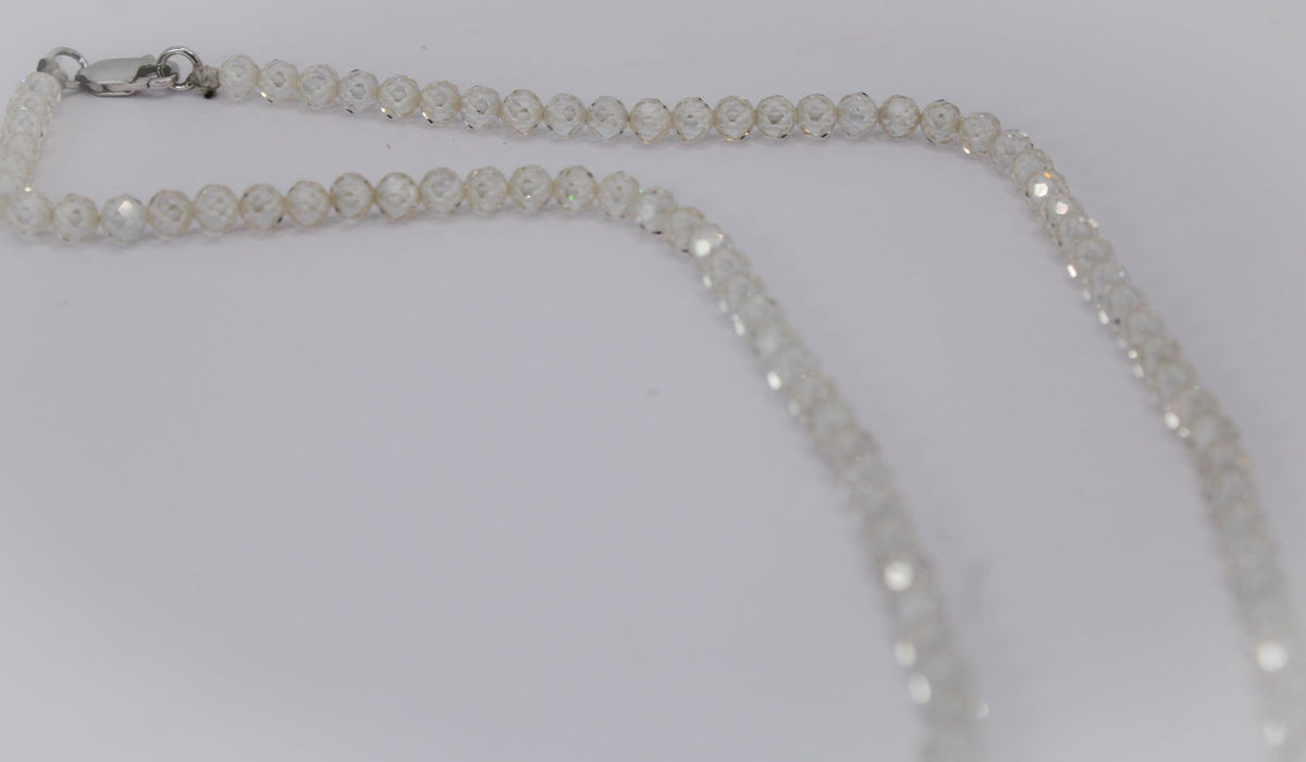 4mm Moissanite Beaded Necklace - The Real Jewelry CompanyThe Real Jewelry CompanyNecklaces