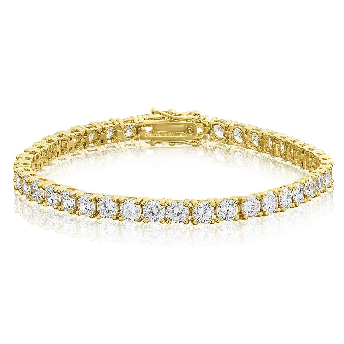 4mm Moissanite Tennis Bracelet - The Real Jewelry Company