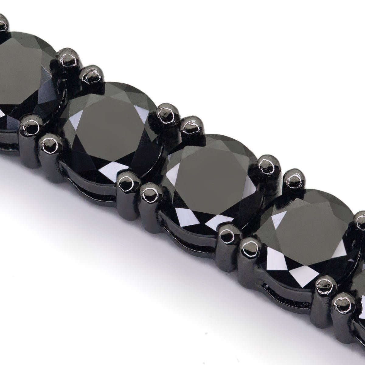 5mm Black Moissanite Tennis Chain - The Real Jewelry CompanyThe Real Jewelry CompanyNecklaces