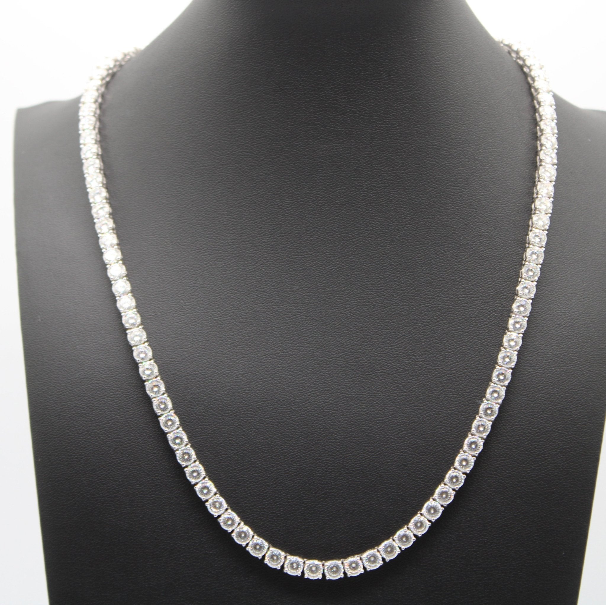 5mm Kings Cut Moissanite Tennis Chain - The Real Jewelry CompanyThe Real Jewelry CompanyNecklaces