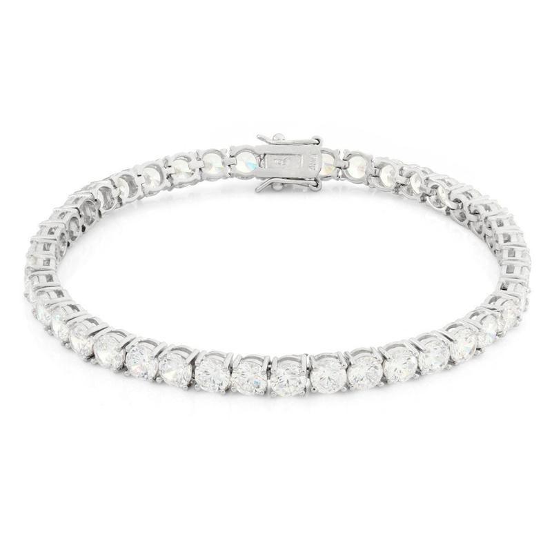 5mm moissanite tennis braceletbraceletsthe real jewelry company 380228