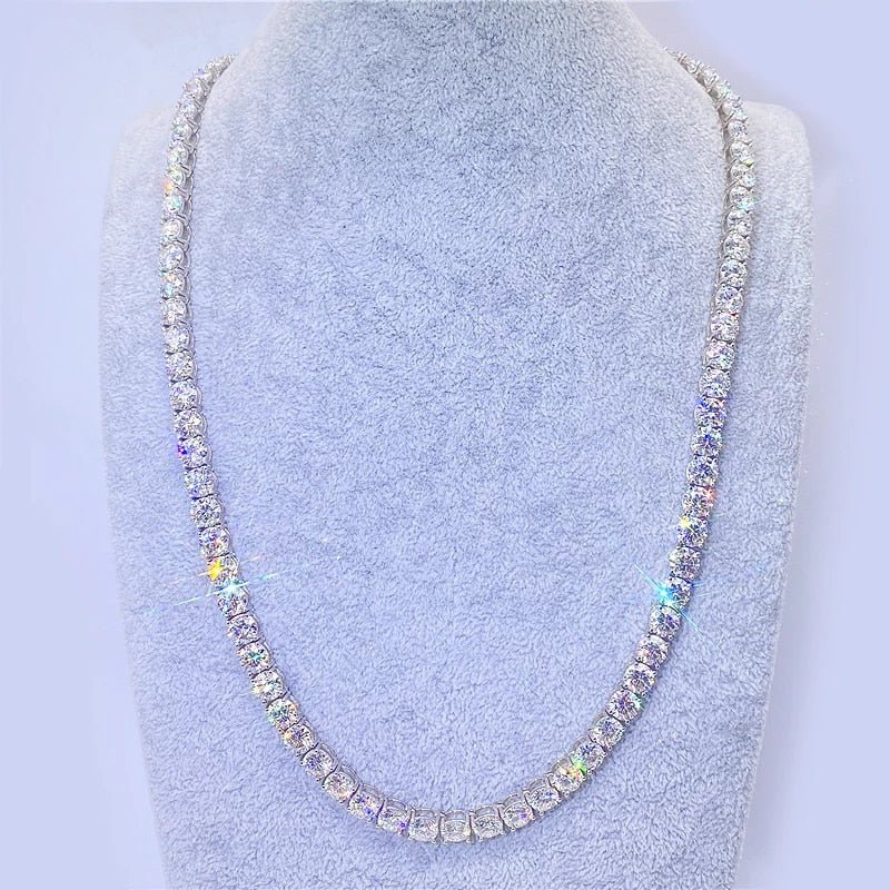 6.5mm Moissanite Tennis Chain - The Real Jewelry CompanyThe Real Jewelry CompanyNecklaces