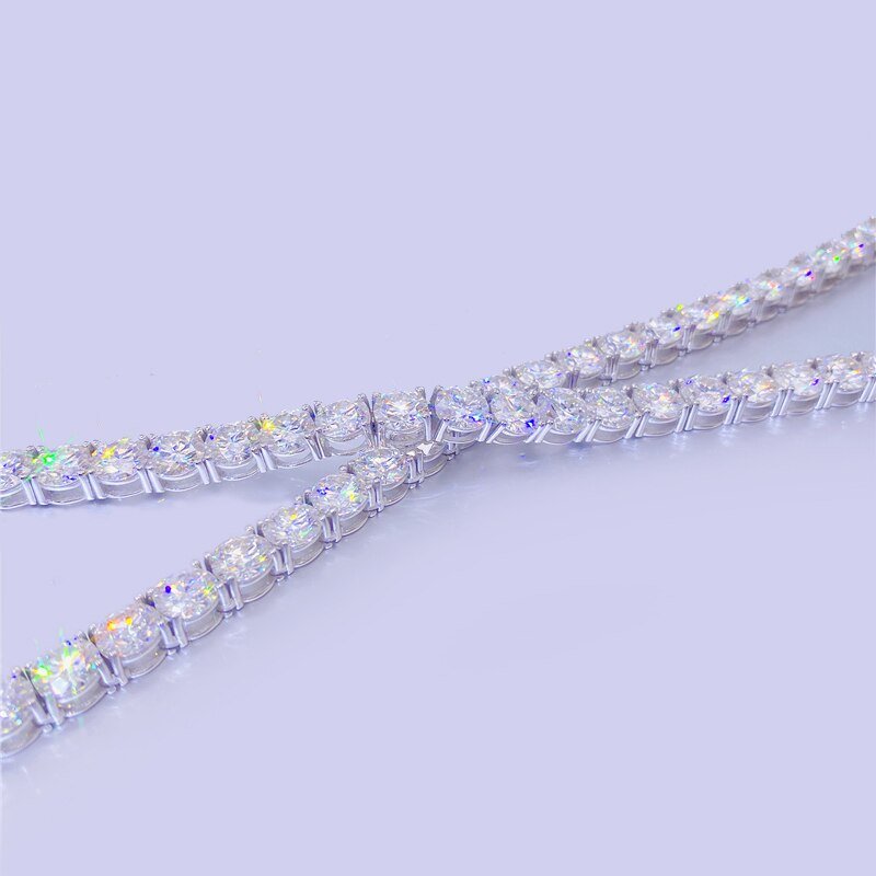 6.5mm Moissanite Tennis Chain - The Real Jewelry CompanyThe Real Jewelry CompanyNecklaces