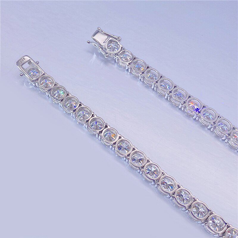 6.5mm Moissanite Tennis Chain - The Real Jewelry CompanyThe Real Jewelry CompanyNecklaces