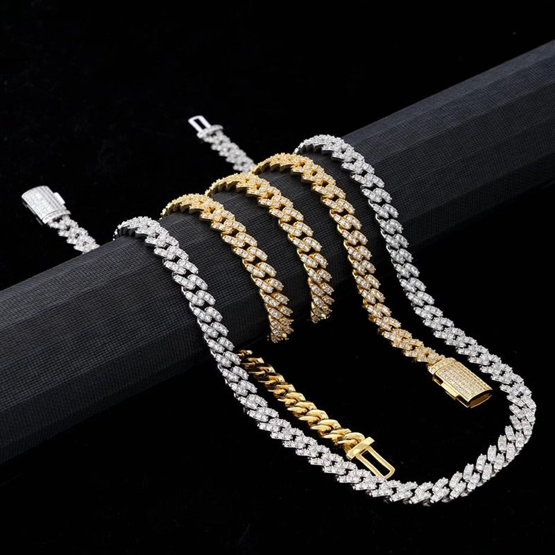 6mm Micro Moissanite Cuban Chain - The Real Jewelry CompanyThe Real Jewelry CompanyNecklaces