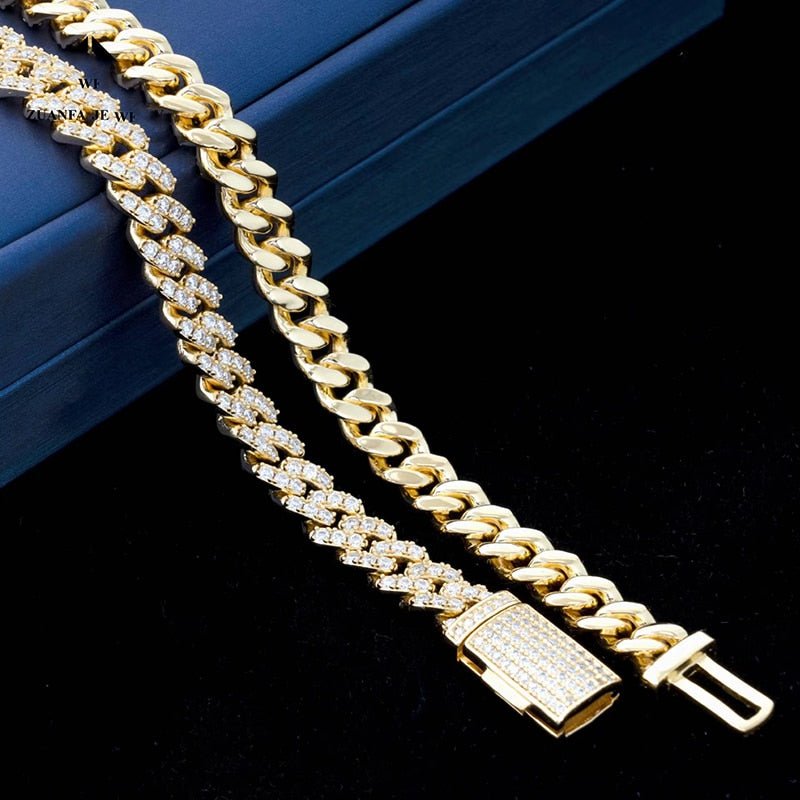 6mm Micro Moissanite Cuban Chain - The Real Jewelry CompanyThe Real Jewelry CompanyNecklaces