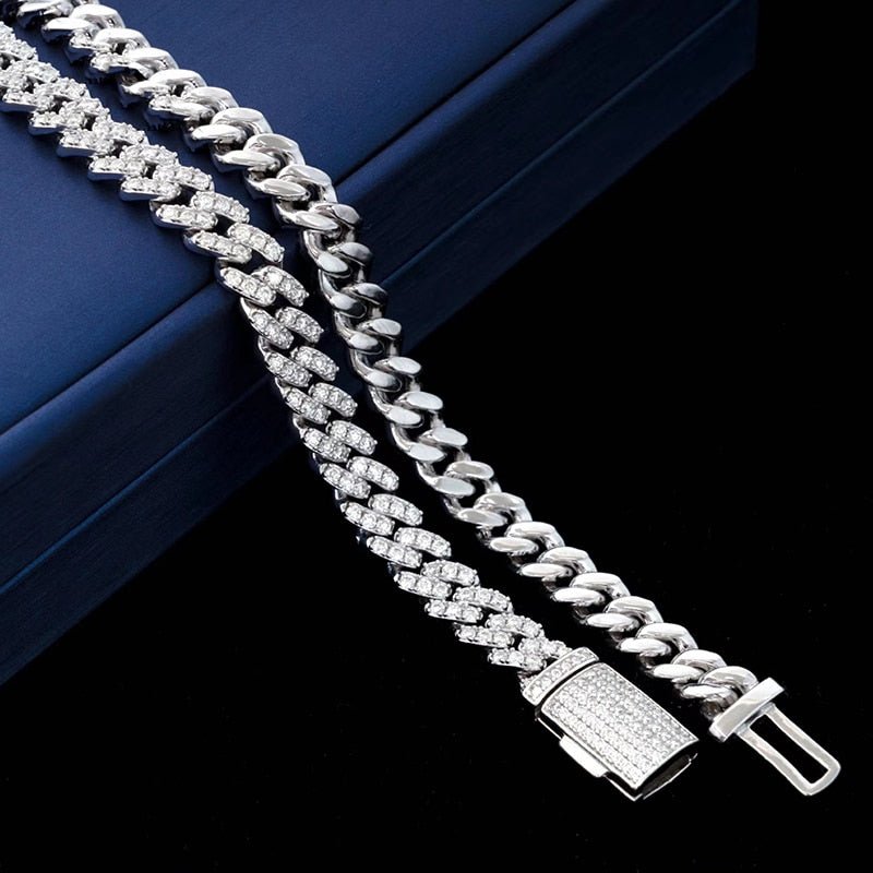 6mm Micro Moissanite Cuban Chain - The Real Jewelry CompanyThe Real Jewelry CompanyNecklaces