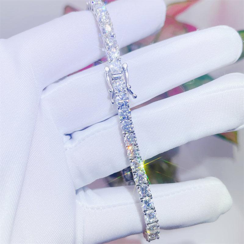 3mm Moissanite Tennis Bracelet - The Real Jewelry Company