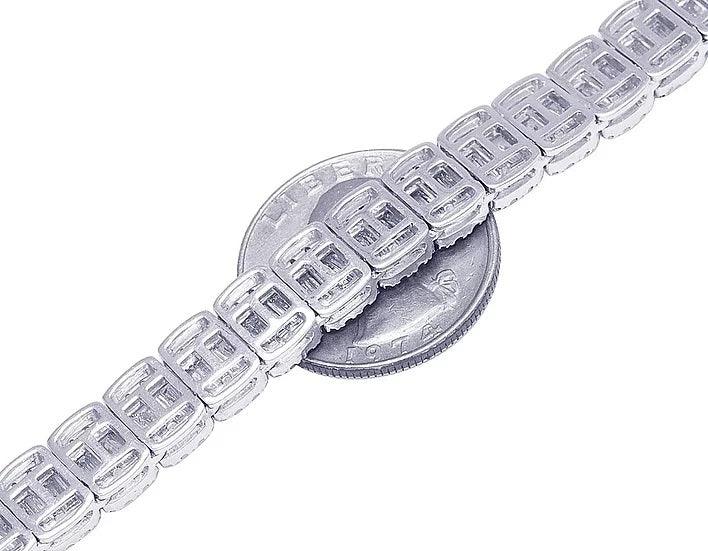 Baguette Cut Moissanite Tennis Chain - The Real Jewelry CompanyThe Real Jewelry CompanyNecklaces