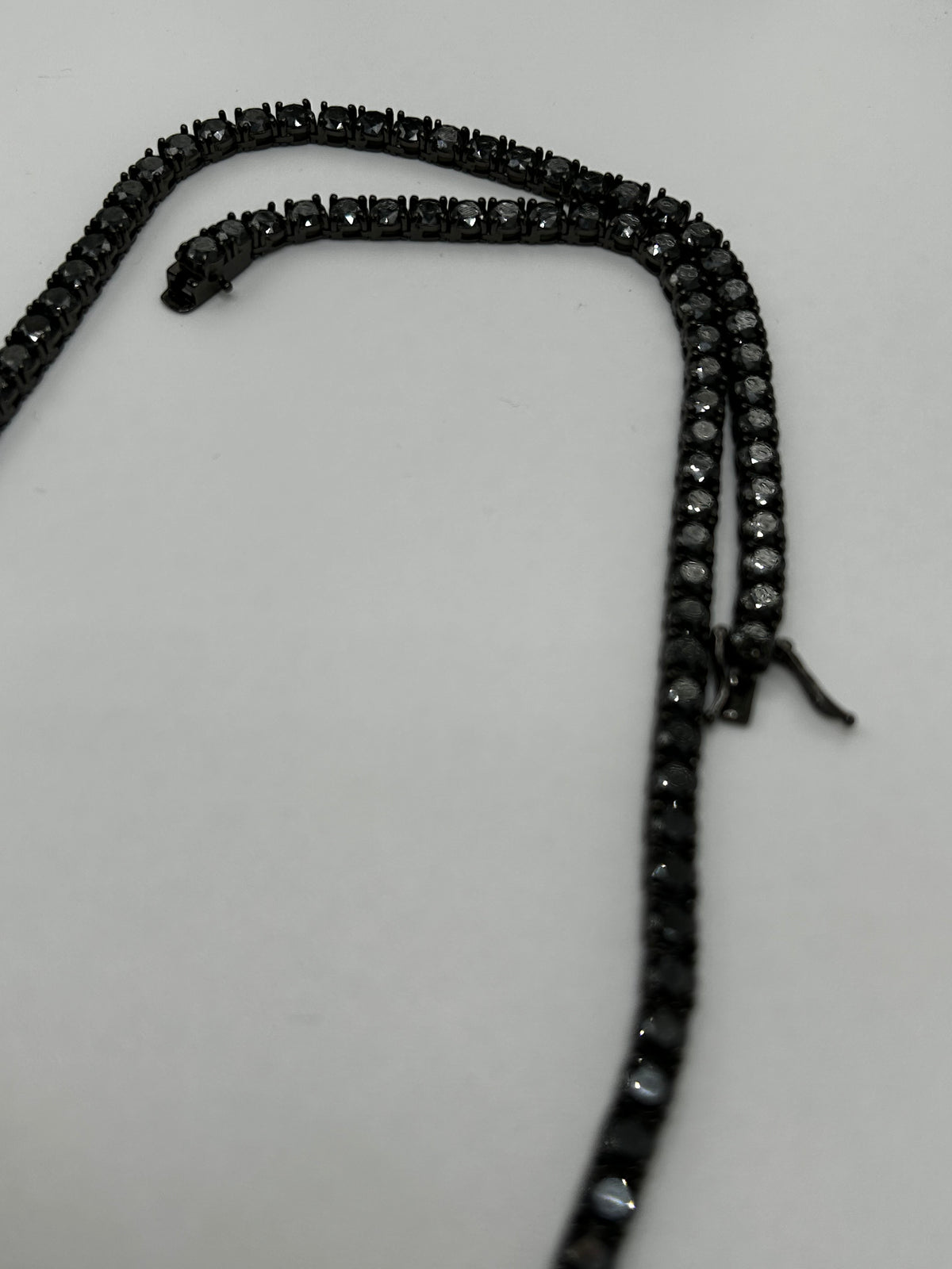 5mm Black Moissanite Tennis Chain