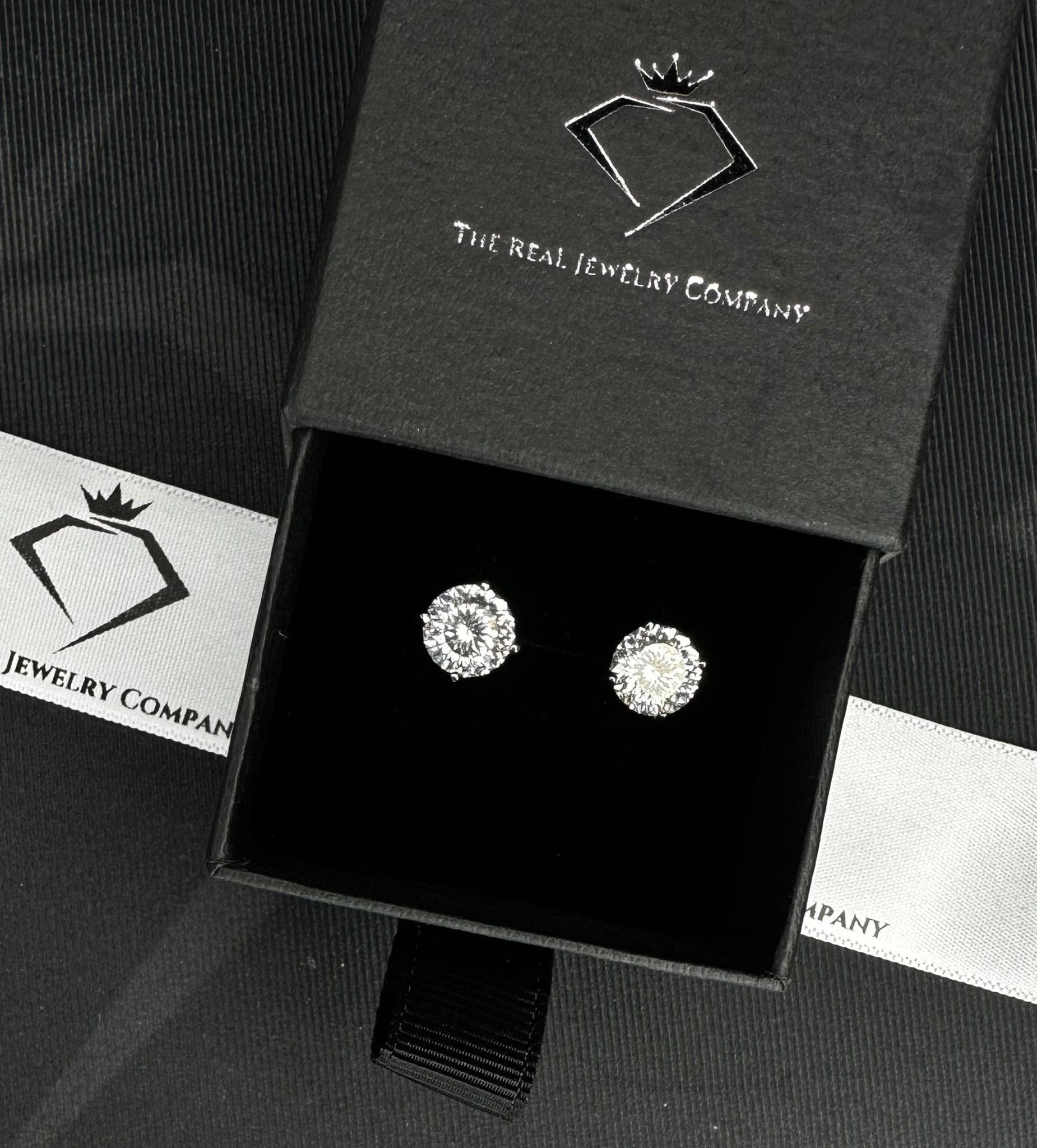 Kings Cut Moissanite Earrings - The Real Jewelry CompanyThe Real Jewelry CompanyEarrings