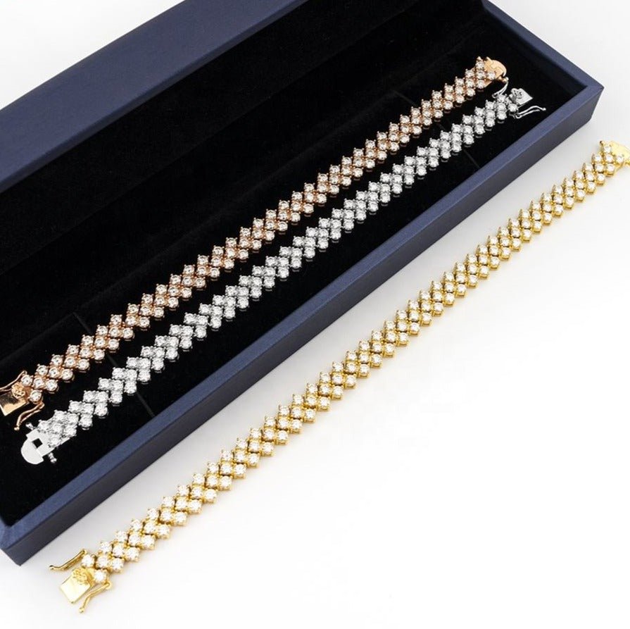 Moissanite "Full of Fire" Tennis Bracelet - The Real Jewelry CompanyThe Real Jewelry CompanyBracelets