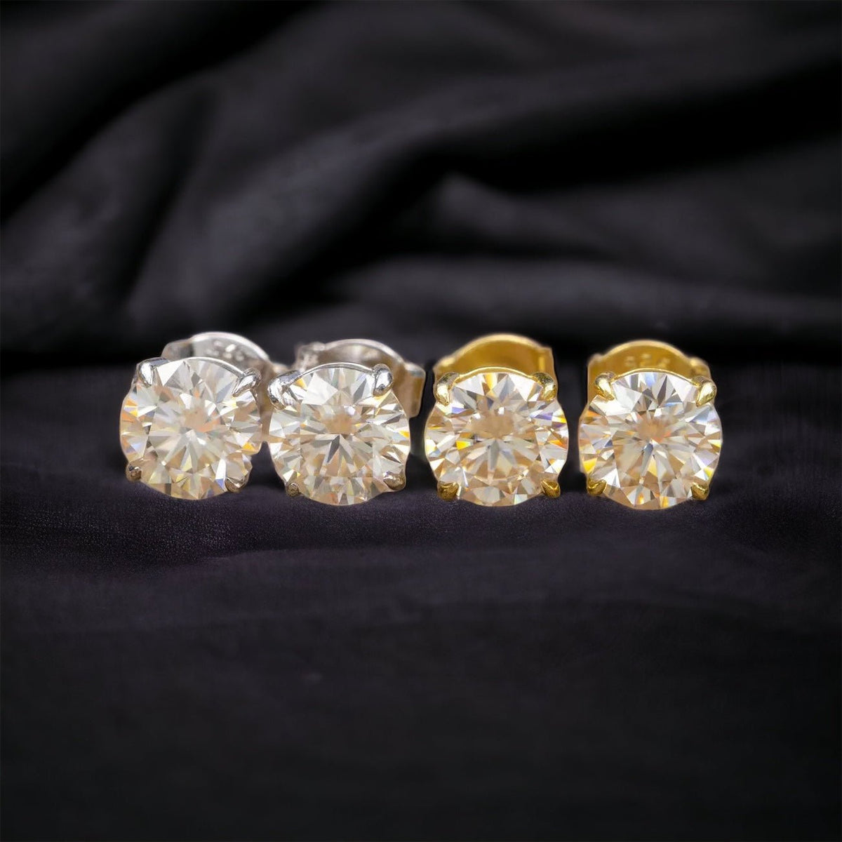 Moissanite Stud Earrings - The Real Jewelry CompanyThe Real Jewelry CompanyEarrings