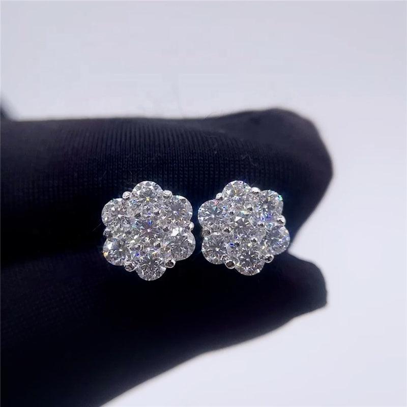 Star Cluster Moissanite Earrings - The Real Jewelry CompanyThe Real Jewelry CompanyEarrings