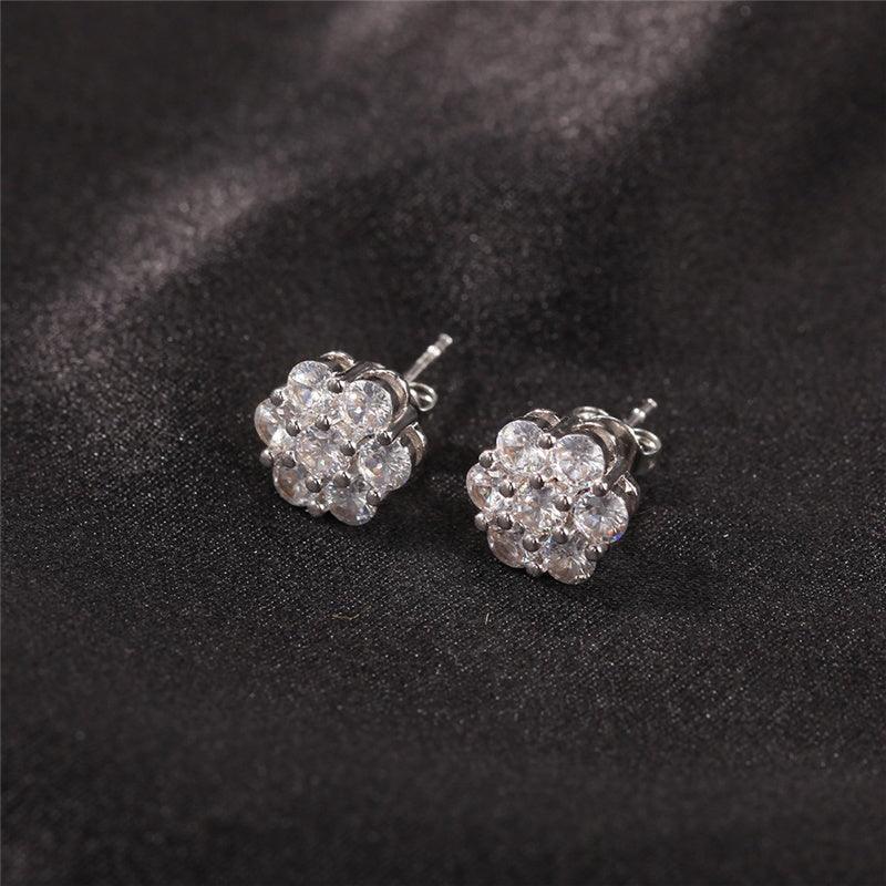 Star Cluster Moissanite Earrings - The Real Jewelry CompanyThe Real Jewelry CompanyEarrings