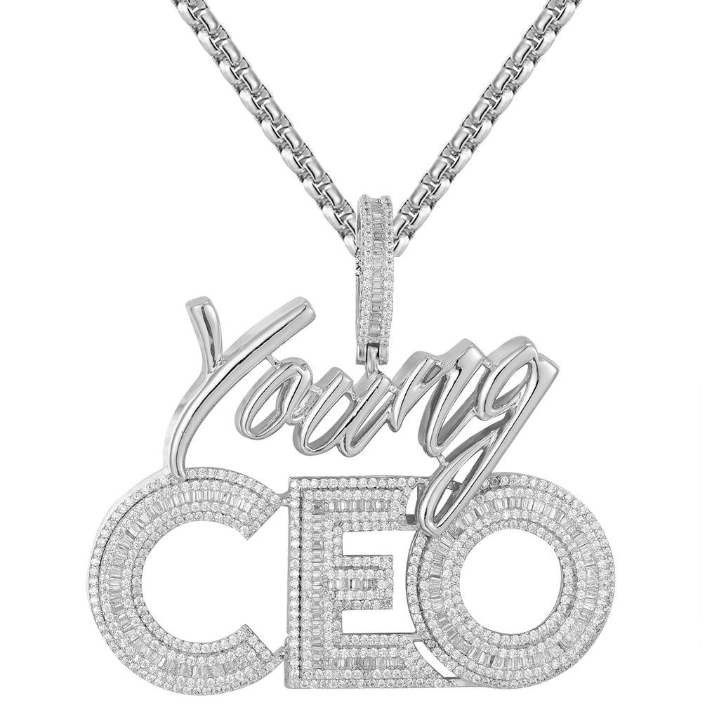 The Real Young CEO Moissanite Pendant - The Real Jewelry CompanyThe Real Jewelry CompanyCharms & Pendants